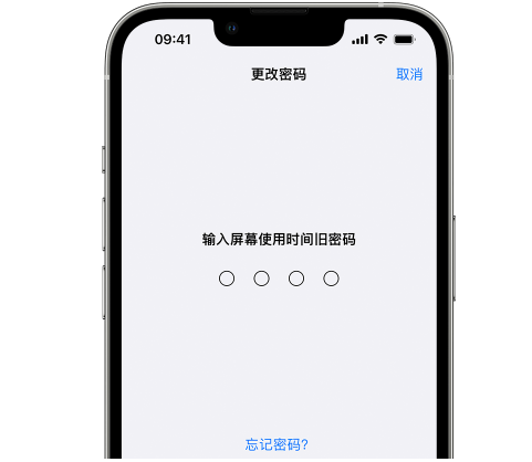 陵水iPhone屏幕维修分享iPhone屏幕使用时间密码忘记了怎么办 