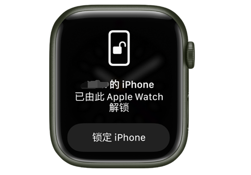 陵水苹果手机维修分享用 AppleWatch 解锁配备面容 ID 的 iPhone方法 